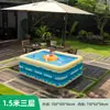 Piscina inflable cuadrada para niños engrosada, nueva piscina inflable, piscina para niños doméstica, fabricantes de fuente doméstica, venta al por mayor