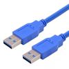 Cable de datos USB 3.0 macho a macho de 1 metro, directo de fábrica, USB de doble cabezal AM a AM, disco duro móvil de alta velocidad