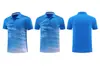 Novo conjunto de uniforme de badminton, camisa polo de manga curta para o verão, uniforme de tênis de mesa, camiseta polo, uniforme de equipe