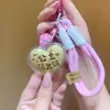 Oro 999 Dibujos Animados Corazón Princesa Por Favor Hazte Rico Lindo Bolso para Teléfono Llavero Colgante Regalo de Promoción Al por Mayor