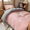 2026 Nuevo Modelo Juego de Ropa de Cama de Tres Piezas 100% Algodón para Dormitorio Estudiantil, 0.9 Algodón Puro para Cama de Dormitorio, Funda de Edredón Individual, Sábana Ajustable, Ropa de Cama