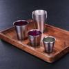 Legendario Vaso de Chupito Copa Bullet Tequila Copa de Bar Acero Inoxidable Copa de Cóctel Vaso Medidor Vaso para Licores