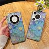 Pintura al óleo creativa vintage de flores Adecuada para funda de teléfono Huawei mate70Pro P70Pro Resistente a caídas Mate60 Estilo coreano