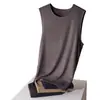 Chal de acrílico cálido para hombre con forro polar de doble cara, tecnología térmica avanzada, sin mangas, capa base térmica, alta elasticidad, ajuste ceñido