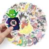 50 pegatinas impermeables para fundas de teléfono con diseño de Dragon Ball, diseño periférico de anime, para portátil, coche y equipaje.