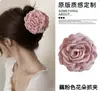Caro mesmo estilo rosa seca clipe francês retro tridimensional flor estilo feriado hairpin back cabeça tubarão clipe