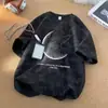 Camiseta de manga corta para hombre 2026 verano nueva marca de moda ins estilo Hong Kong talla grande holgada estudiante top de media manga estilo hombre