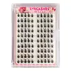Pestañas Postizas Segmentadas de Gran Capacidad con Cabello Termofusionado, Pestañas DIY Autoinjertables, Tridimensionales, Suaves y Cómodas para Mujeres