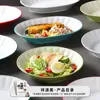 Plato Kaiba de Melamina Vajilla Comercial Estilo Chino Auto-Servicio Plato para Comida Rápida Frita Comedor de Hotel Plato para Arroz y Ensalada