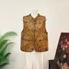 Chal Jacquard Floral Estilo Retro Chino Nuevo Zhi Li 2026 Otoño Nuevo Cuello Alto Colgante de Perlas Mariposa Chaleco