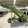 Máquina de pastoreo mecanizada para agarrar hierba zona pastoral cría máquina rastrilladora eléctrica transversal 4 m carro pala para ensilaje