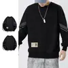 Envio RápidoMoletom Masculino de Outono e Inverno, Gola Redonda Solto, Manga Longa, Top Versátil e Moderno para Homens