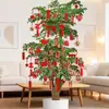 Enfeites de Pendurar Bonsai com Plantas Verdes para Decorações Festivas do Ano Novo de 2026, Decorações de Plantas para Atrair Riqueza e Inauguração de Casa