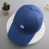Gorra de Moda Estilo Coreano Bordada con la Letra M para Mujer Verano ins Casual Combinable Parasol para Pareja de Hombre y Mujer Gorra de Béisbol
