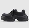 BBF Aumentou 6cm Sapatos Torre Masculinos Preto Sapatos de Dedo Grande Sola Grossa Versátil Sapatos Pretos Pequenos Sapatos Derby de Couro de Alta Qualidade Modernos