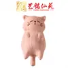 Figurilla de Gato Tallada en Madera de Sangre Accesorio DIY Llavero Personalizado Decoración Colgante Lindo de Dibujos Animados