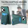 Funda Adecuada para Teléfono Móvil Huawei Pura90 con Soporte Plegable, Funda Mate80 de Cobertura Total con Ranura para Tarjetas, Funda Protectora Honor Magic8