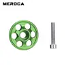 Tapa superior de dirección de aleación de aluminio, Cubierta colorida para dirección de bicicleta, Tapa del tubo superior de la horquilla delantera con diseño floral hueco