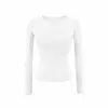 Estilo Puro Desejo Roupa Sexy de Garota Quente Primavera Armazém Camiseta de Manga Longa com Gola Redonda e Botões Calça Saia Curta de Cintura Baixa que Abraça o Quadril para Mulheres