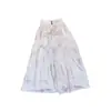 En StockFalda Pantalón Ancha Mo Xuan con Textura Arrugada y Lámina Dorada Crepúsculo Gradiente, Nuevo Estilo de Primavera con un Toque Vintage