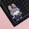 Accesorios de Resina Brillante de Zootopia Pegamento Blanco DIY Funda de Teléfono Llavero Colgante Parche Materiales