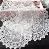 Posavasos Redondos Calados, Manteles Bordados a Mano con Encaje, Tapetes Aislantes de Calor para Platos y Tazones de Mesa de Comedor, Adornos y Accesorios Decorativos de Tela