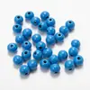 Fabricante Direto Dj Contas de Madeira Coloridas 12mm Contas Redondas Contas Soltas Corda de Cânhamo Fio de Contas de Madeira Acessórios DIY Venda Quente Transfronteiriça
