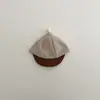 Gorra de béisbol infantil de ala suave, sombrero de rayas versátil de moda ins estilo coreano para niños pequeños, sombrero de sol para bebé, producto de nicho transfronterizo