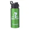 Botella de agua deportiva para ciclismo gran capacidad conveniente botella de agua de aluminio bicicleta ciclismo taza de auto-beber venta al por mayor de fábrica