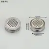 Tapón de ventilación para armario de acero inoxidable con orificio de ventilación redondo y decorativo para zapatero y armario.