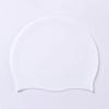 Gorro de natación silicona impermeable gorro de natación para adultos gorro plano para orejas color sólido ordinario gorro de natación para hombres y mujeres niños de silicona portátil