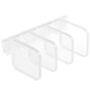 Divisor Partitionador Combinado Ajustable para Refrigerador para Partición y Organización de Almacenamiento en la Puerta Lateral del Refrigerador Doméstico