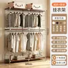 Arara de Roupas Aberta com Combinações Guarda-Roupa Simples para Quarto Closet Walk-in Prateleira de Armazenamento para Casa Guarda-Roupa de Chão