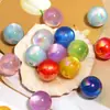 Accesorios Pequeños de Resina Ojo de Gato Chapados en Color, Cuentas con Agujero Recto, Accesorios para Joyería Hecha a Mano DIY, Cuentas Sueltas, Materiales DIY al por Mayor