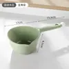 Cuchara para agua para uso en la cocina del hogar, cuchara de plástico de alta calidad para regar, cuchara creativa para agua de champú con mango largo