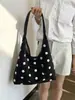 Bolso Grande de Diseño de Nicho Transfronterizo para Mujer 2026 Verano Nuevo Retro Lunares Casual Bolso de Mano Bolso de Hombro