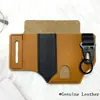 Bolsa Tática de Perna Edc Transfronteiriça Conjunto de Ferramentas Sobrevivência ao Ar Livre Couro PU Bolsa de Cintura Lanterna Fivela Bico de Águia Bainha de Faca Montada na Cintura