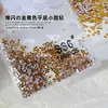 Diamantes Sueltos Ss4 Ab Rhinestones en Forma de Abanico King para Uñas, Rhinestones Super Brillantes en Forma de Abanico, Rhinestones Redondos de Vidrio Iridiscentes Aurora con Base Plana