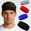Diadema Deportiva para la Cabeza Correr Fitness Absorbente del Sudor Diadema Tejida Transpirable Yoga Bádminton Diadema de Algodón Banda Stop Sudor