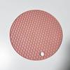 Posavasos Redondo de Silicona con Diseño de Panal para Mesa de Comedor, Esterilla Antiescaldado para Cocina, Posavasos para Café, Esterilla Antiescaldado para el Hogar Transfronteriza