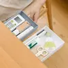 Caja de Almacenamiento de Cajón Invisible Debajo del Escritorio Adhesiva Papelería de Oficina Id Color Sólido Oculta Invisible Caja de Almacenamiento Autoadhesiva