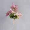 Árbol de Flores Artificiales Amarillas Hecho de Fábrica, Niebla Floral, Amantes en la Niebla, Diseño Floral de Boda, Decoración Suave, Flores Decorativas