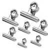 En Stock Venta al por Mayor Directa de Fábrica Clips Metálicos Redondos de Color Níquel, Clips para Documentos de Oficina, Clips para Billetes, Gran Cantidad, Excelente Precio