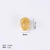 Accesorios Yiwu Venta Caliente Transfronteriza Aleación Accesorios para Joyería DIY Colgante Dorado Brillante Collar Pulsera Colgante Corazón Estrella