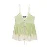 Fabricantes de Ropa para Mujer Transfronterizos al por Mayor 2026 Nuevos Tops Camisola Estilo Lencería de Encaje para Primavera y Verano