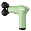 Masajeador muscular de pistola fascial de doble cabezal transfronterizo para niños y niñas, mini pistola de máscara de cuello con vibración de alta frecuencia profesional