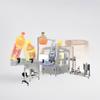 Máquina de enchimento de suco três em um Equipamento de enchimento de suco de fábrica de Guangdong Equipamento de bebida de suco de garrafa de plástico