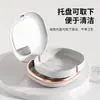 Caixa de Armazenamento para Contenção Estilo Japonês, Caixa de Armazenamento à Prova de Vazamento para Aparelhos Dentários, Armazenamento Portátil para Dentaduras e Contenções Ortodônticas
