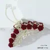 Nuevo Clip para el Cabello de Aleación Galvanizada con Mariposa Estilo Coreano Fresco y Dulce para Mujer, Clip de Tiburón para la Parte Posterior de la Cabeza, Accesorio para el Cabello, Otoño 2025