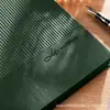 Set de Cuadernos Gruesos de Negocios de Piel de Oveja A5, Cuaderno de Reuniones Personalizable, Cuaderno de Materiales de Estudio de Alta Calidad